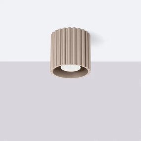 Sollux  SL.1814 - Faretto AURA 1xGU10/10W/230V 10 cm taupe