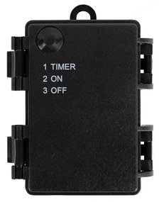 Faretto da terra natalizio al neon stella gialla con LED e timer IP44 - Fura