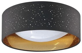 Plafoniera LED TULUZA LED/18W/230V diametro 32 cm nero