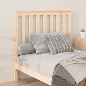 Testiera per letto 106x6x101 cm in legno massello di pino