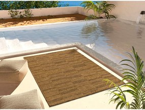 Tappeto marrone per esterni 120x170 cm Guinea Natural - Universal