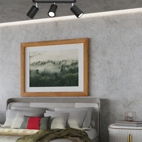 Faretto BELLO 3xGU10/8W/230V nero