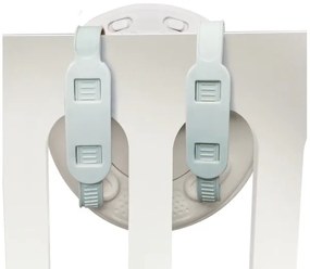 Infantino - Lampada per bambini piccola con proiettore 3xAA grigio