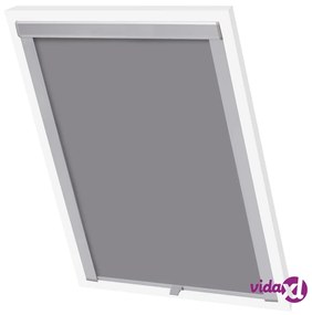 vidaXL Tenda a Rullo Oscurante Persiana Grigia 102