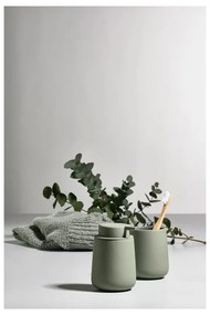 Tazza in gres verde per spazzolini da denti Nova One - Zone