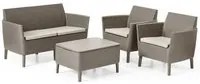 Keter Set Lounge 2 posti SALEMO Cappuccino