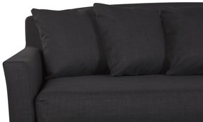 Fodera color nero per divano a 3 posti GILJA Beliani