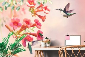 Carta da parati – Invasione di colibrì