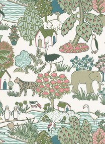 Little Greene Tapete Animal Kingdom - Puck