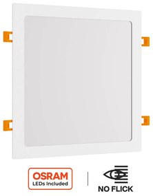 Pannello LED Quadrato 30W Foro 280x280mm 3.000lm no Flickering Colore  Bianco Naturale 4.000K