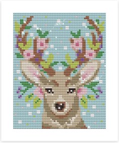 Atelier per bambini maxi - Pittura con strass - Cervo