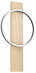 Applique LED Boyal nero IP20, luce bianco caldo 1700 lumen, EGLO