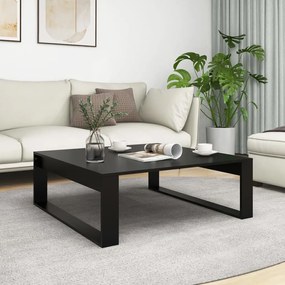 Tavolino Da Salotto Nero 100x100x35 Cm Truciolato /