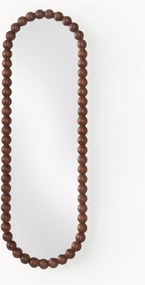 Specchio da parete con cornice in legno di acacia Ayu