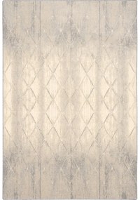 Tappeto in lana crema 133x180 cm Colette - Agnella