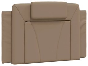 Letto con materasso cappuccino 90x190 cm similpelle