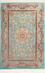 Ghom Tappeto persiano 80 x 120 Blu (Iran) Annodato A Mano
