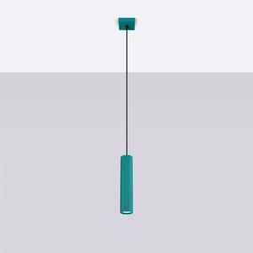 Brilagi - Lampada a sospensione con cavo CRESTO 1xGU10/10W/230V turchese