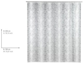 Tenda da doccia grigio chiaro Samoa - Wenko