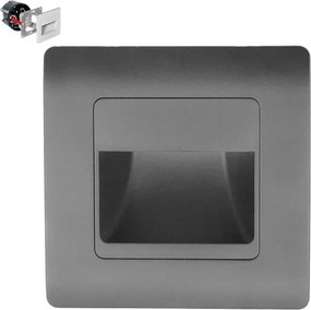 Emithor 70439 - Illuminazione LED scale STEP LIGHT LED/1W/230V antracite