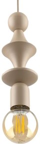 Lampadario a sospensione con filo TOWER 1xE27/15W/230V beige