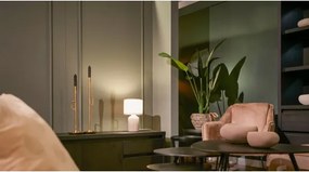 Brilo - Lampada da tavolo INO 1xE14/10W/230V bianca