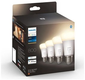 SET 4x Lampadine LED Dimmerabili Philips Hue BIANCO A60 E27/9W/230V 2700K