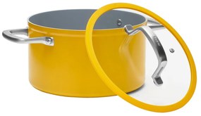 Pentola con coperchio incluso/con superficie in ceramica adatta all'induzione 5,5 l Meda 3.0 – FABINI