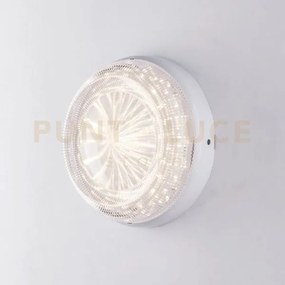 Plafoniera led capri bianca 20w 2350lm cct 3000k / 4000k ip65 20,7x7cm
