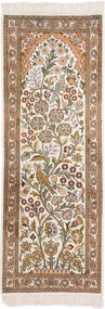 Cashmere Silk Tappeto orientale 50x120 (Indian) Annodato A Mano