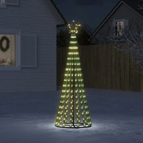 Illuminazione Albero di Natale a Cono con LED 688, 1544, 275 - Varie Dimensioni e Colori, Bianco Caldo / 275LED / 180cm