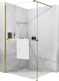 Parete doccia Rea Aero Gold N 110 Walk In + EVO