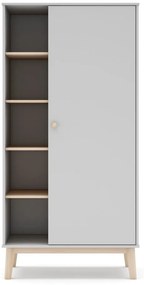 Armadio bianco per bambini 90x181 cm Esteban - Marckeric