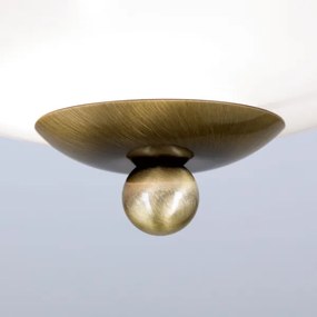 Orion DL 7-672 - Plafoniera LANDHAUS 1xE27/60W/230V diametro 21 cm bronzo/bianco