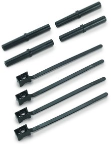 Mensola bianca a due livelli sopra la lavatrice Sky Wash - Metaltex