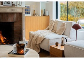 Coperta avorio in micropile 130x170 cm Aspen – Tiseco Home Studio