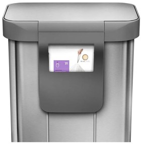 Cestino in acciaio a pedale 55 l - simplehuman