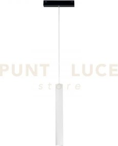 Sospensione davinci tubo bianco led 48v 3w 300lm 4000k 30x16,1x3,5cm