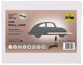 Apparecchio grigio per bambini Car - Candellux Lighting
