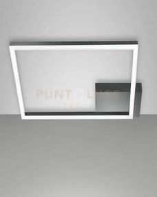 Bard plafoniera antracite nw a led 4000k - 39w - 4050 lm dimmerabil...