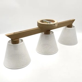 Brilagi - LED  Lampadario a plafone ANTHONY 3xE14/40W/230V quercia/bianco