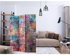 Paravento Colourful Brick [Room Dividers]