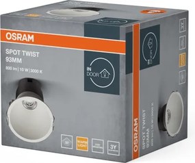 Osram - Faretto da incasso SPOT TWIST LED 10W/230V 3000K Ø 9,3 cm bianco