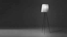 Flos Rosy Angelis Lampada H.178 cm da pavimento ultraleggera a luce diffusa con diffusore in Tessuto