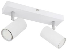 Globo 57911-2W - Faretto ROBBY 2xGU10/35W/230V bianco