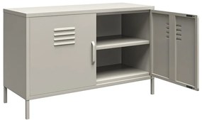 Mobiletto color crema in metallo 100x64 cm Bradford - Støraa