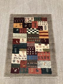 Gashguli Tappeto 90 x 70 Beige (Iran) Annodato A Mano
