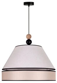 Duolla - Lampadario a sospensione con filo AVIGNON 1xE27/15W/230V diametro 50 cm beige