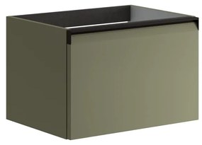 Mobile da bagno sotto lavabo Fusion verde salvia opaco L 59.5 x H 40 x P 45.5 cm 1 cassetto, lavabo non incluso
