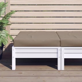 Cuscino Per Pallet Tortora 60x60x8 Cm İn Tessuto Oxford /